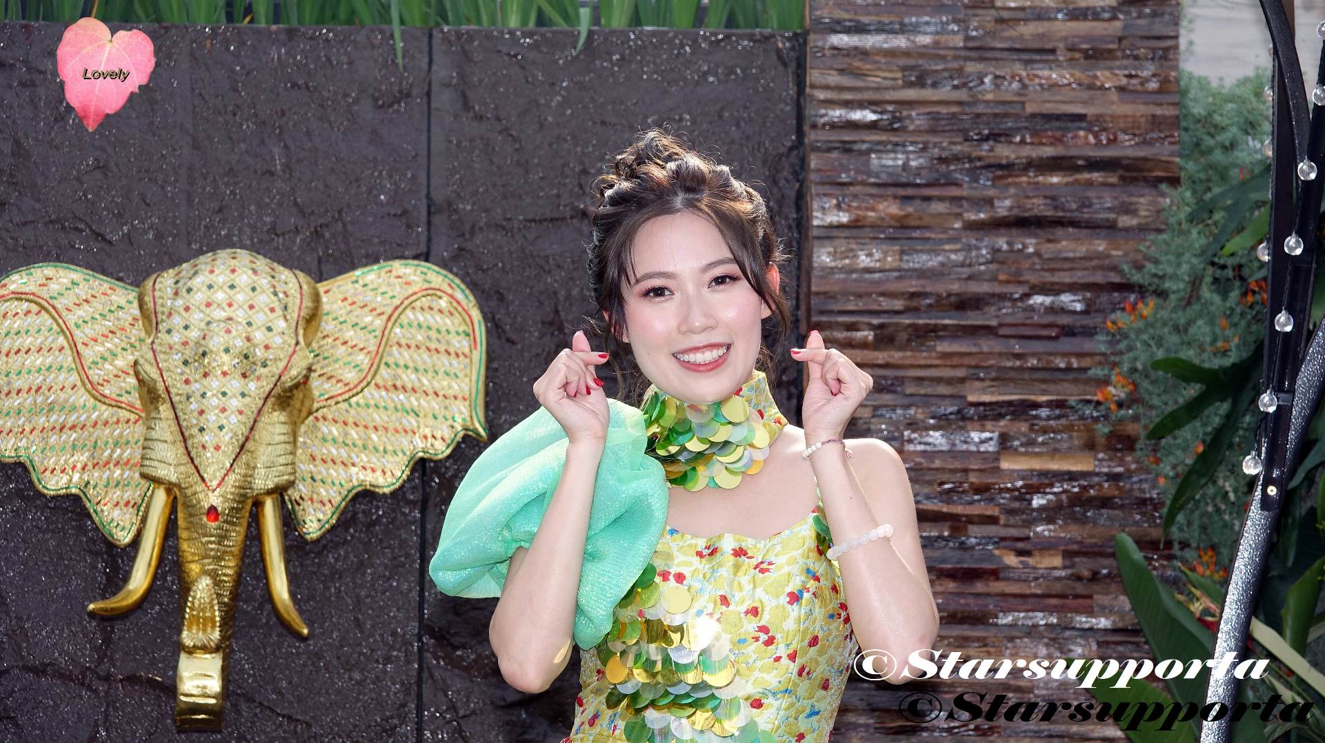 20230309 黃婧靈 Krysella @ 二○二三年香港花卉展覽「繡麗綻放、幸福滿載」攝影比賽(無綫電視藝員及香港小姐造像攝影) @ 香港維多利亞公園